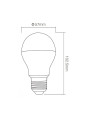 Светодиодная лампа Mi-light G57 6W E27 2700-6500K DIM 86-265V (LL017-CCT), 100021428