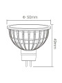 Світлодіодна лампа Mi-light MR16 4W GU5.3 2700-6500K+ RGB DIM 12V FUT104 (LL104-RGB+CCT) , 100020508