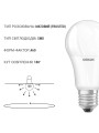 Светодиодная лампа OSRAM LED Classic Value A60 13W 1521Lm 2700K 230V E27 Матовый (Frosted) (4052899971097), 100015265