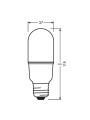 Светодиодная лампа OSRAM Star Stick T37 10W 1055Lm 4000K 230V E27 Матовый (Frosted) (4058075059214), 100020781