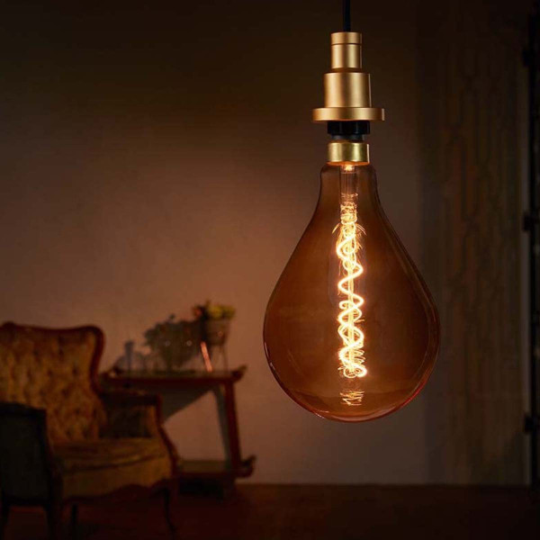 Светодиодная лампа OSRAM Vintage 1906 Classic A160 5W 250Lm 2000K 230V E27 Прозрачный (Amber) (4058075091993), 100015250