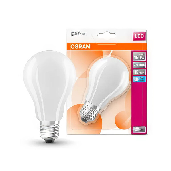 Светодиодная лампа OSRAM LED Classic Performance A70 17W 2452Lm 4000K 230V E27 Матовый (Frosted) (4058075305038), 100024090
