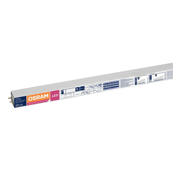 Светодиодная лампа OSRAM SubstiTUBE Basic T8 9W 800Lm 4000K 230V G13 Матовый (Frosted) (4058075377486) двухсторонее подключение, 100020808