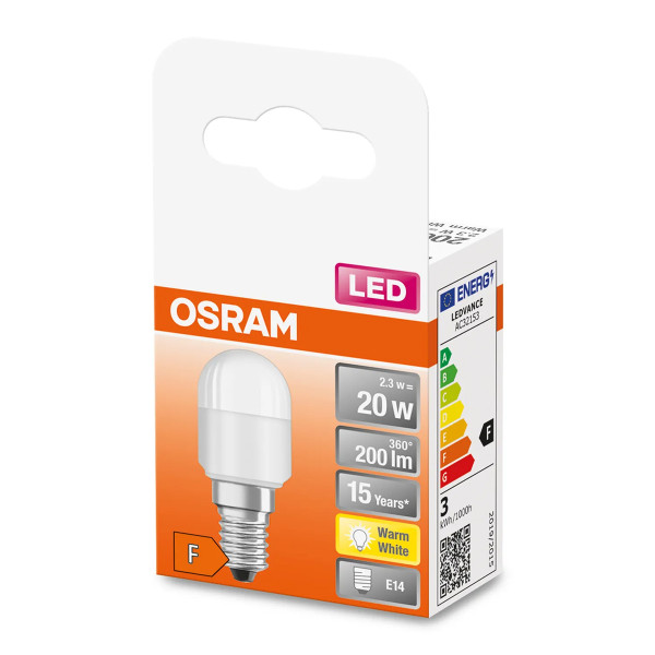 Светодиодная лампа OSRAM LED Special T26 2,3W 200Lm 2700K 230V E14 Матовый (Frosted) (4058075432758), 100022330