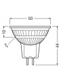 Світлодіодна лампа OSRAM LED Star Reflector MR16 8W 621Lm 4000K AC/DC 12V GU5.3 Рефлектор (4058075433786) , 100024128