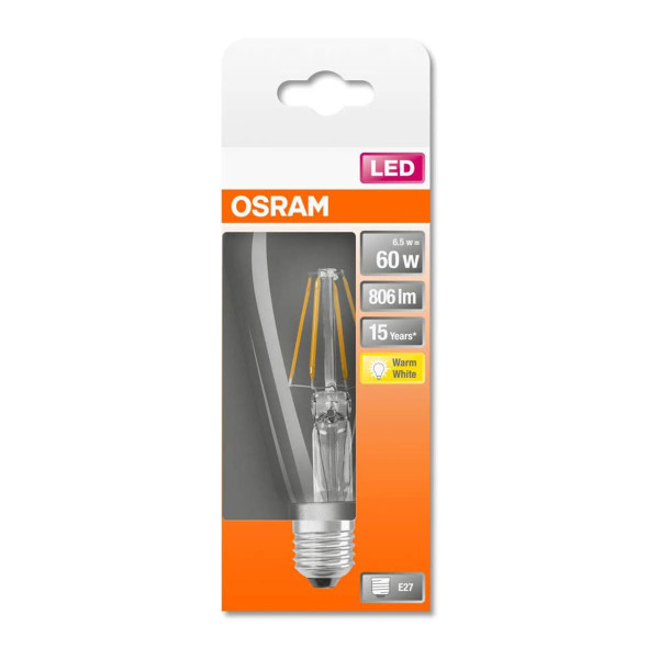 Светодиодная лампа OSRAM LED Classic Performance Edison Filament ST64 7W 806Lm 2700K 230V E27 Прозрачный (Clear) (4058075434400), 100022533