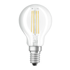 Светодиодная лампа OSRAM LED Classic Performance Filament P45 4W 470Lm 2700K 230V E14 Прозрачный (Clear) (4058075436527)