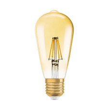 Светодиодная лампа OSRAM Vintage 1906 Edison Filament ST64 4W 410Lm 2400K 230V E27 Прозрачный (Gold) (4099854091377)
