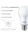 Світлодіодна лампа PHILIPS ESS LEDBulb A60 13W 1350Lm 3000K 220V E27 Frosted (929002305087) , 100020909